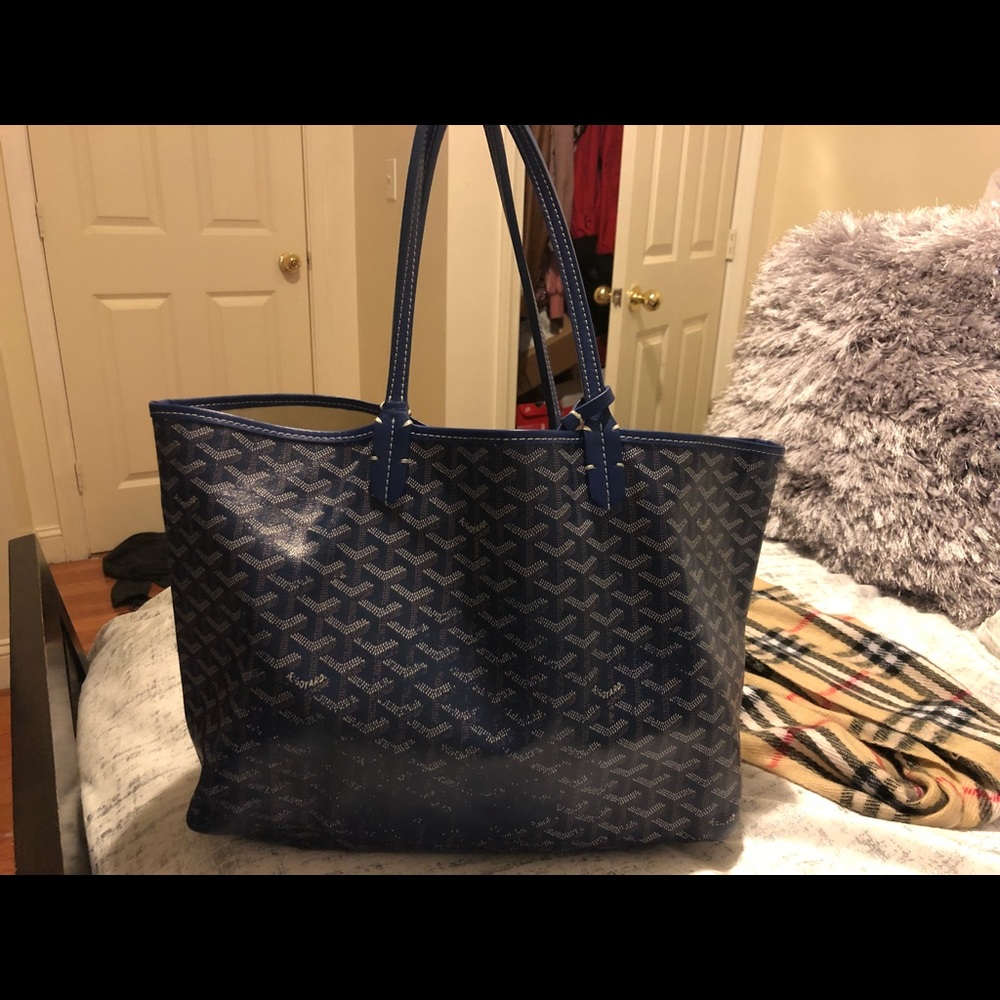 Blue Goyard Tote